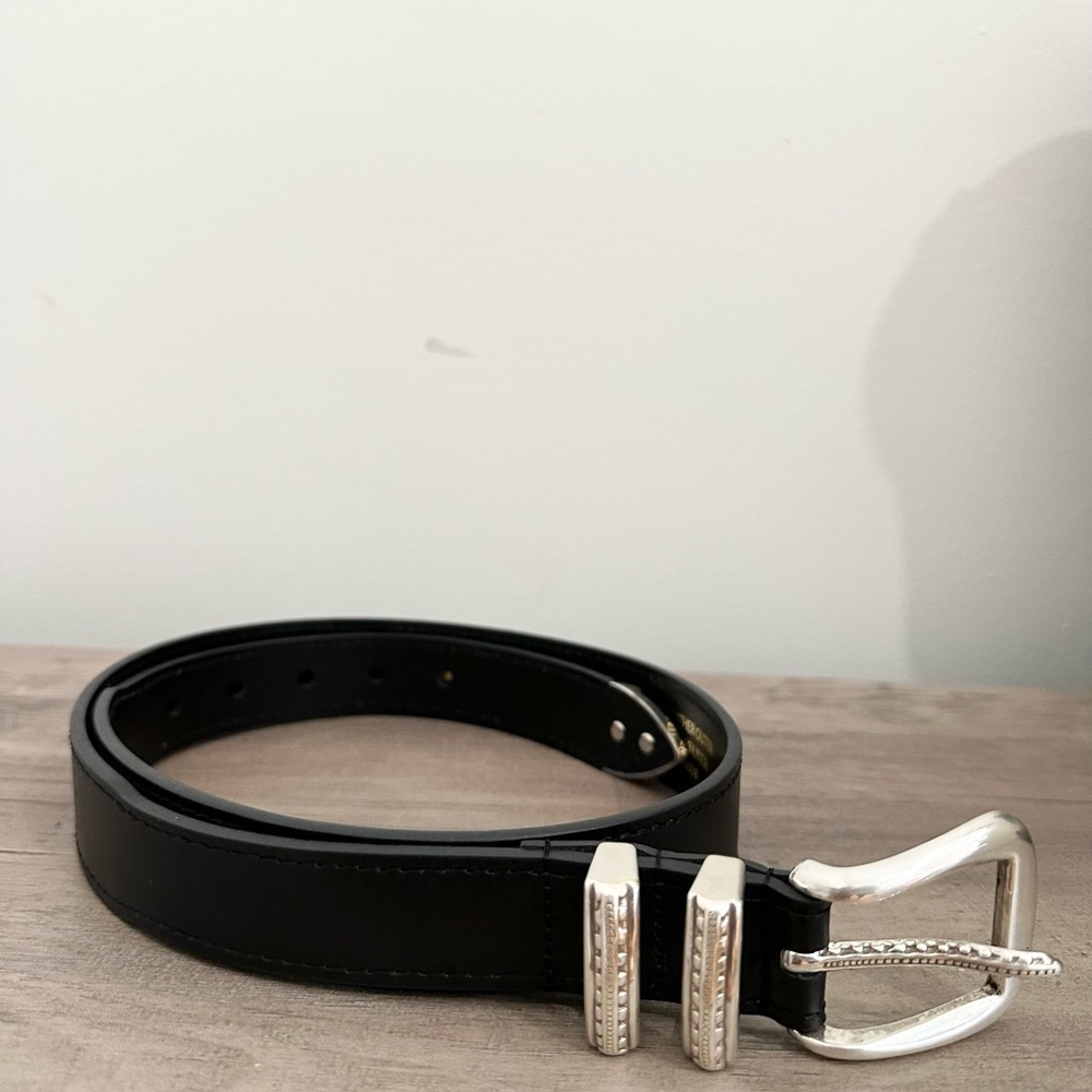 Canyon Outback black belt with silver detailing western rodeo cowgirl